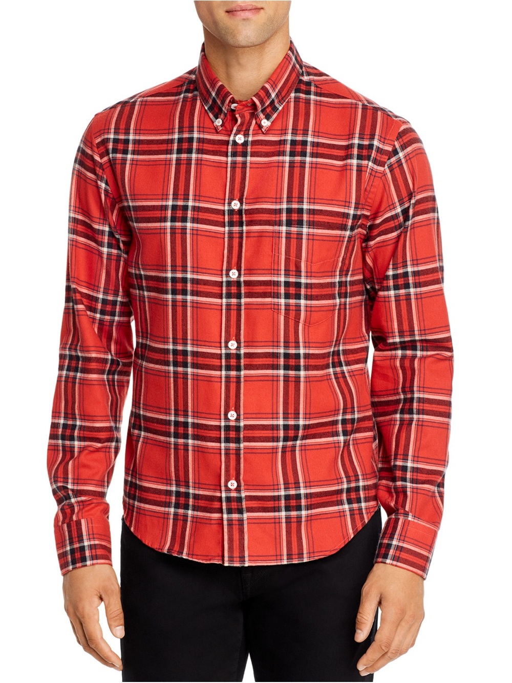 Billy Reid Slim fit Plaid Button-Down
